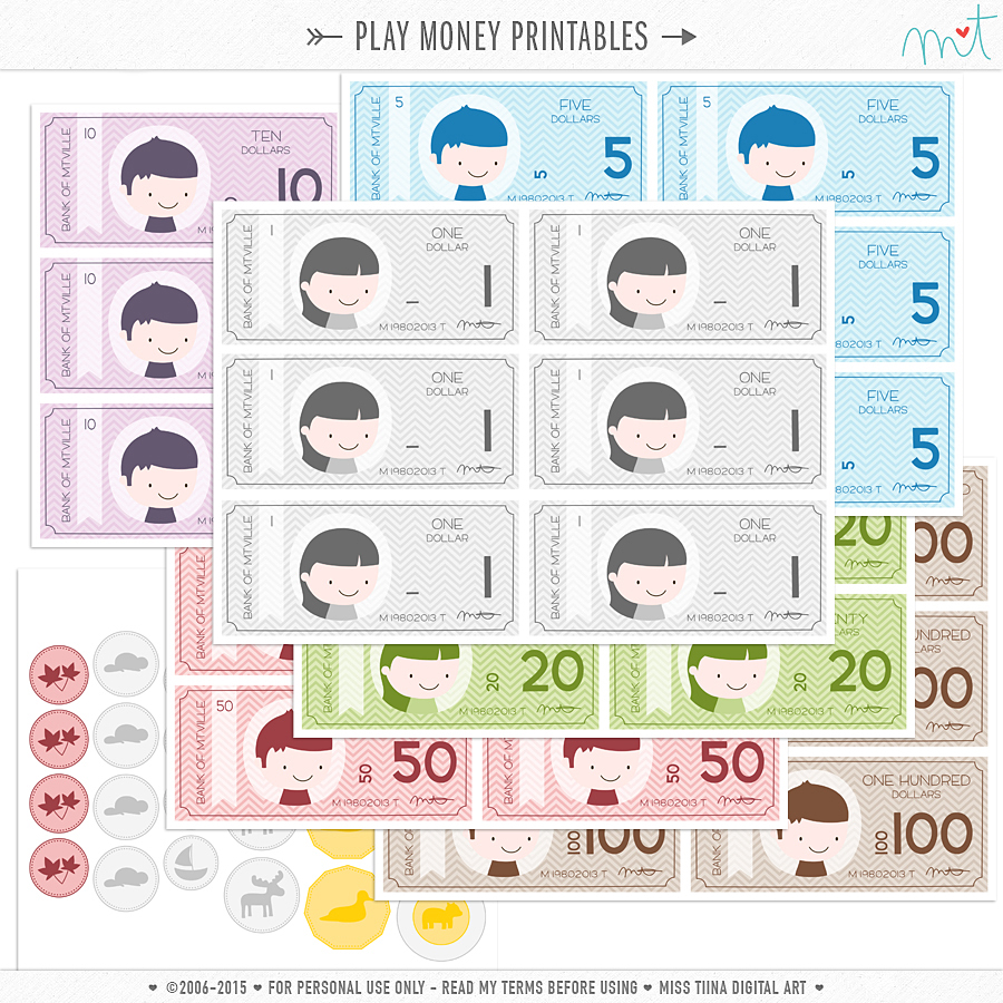 NEW Vector Saving Up + FREE Printable Play Money!